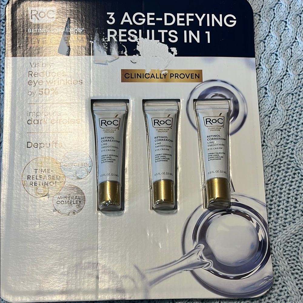 Gold and White Age-Defying Eye Cream